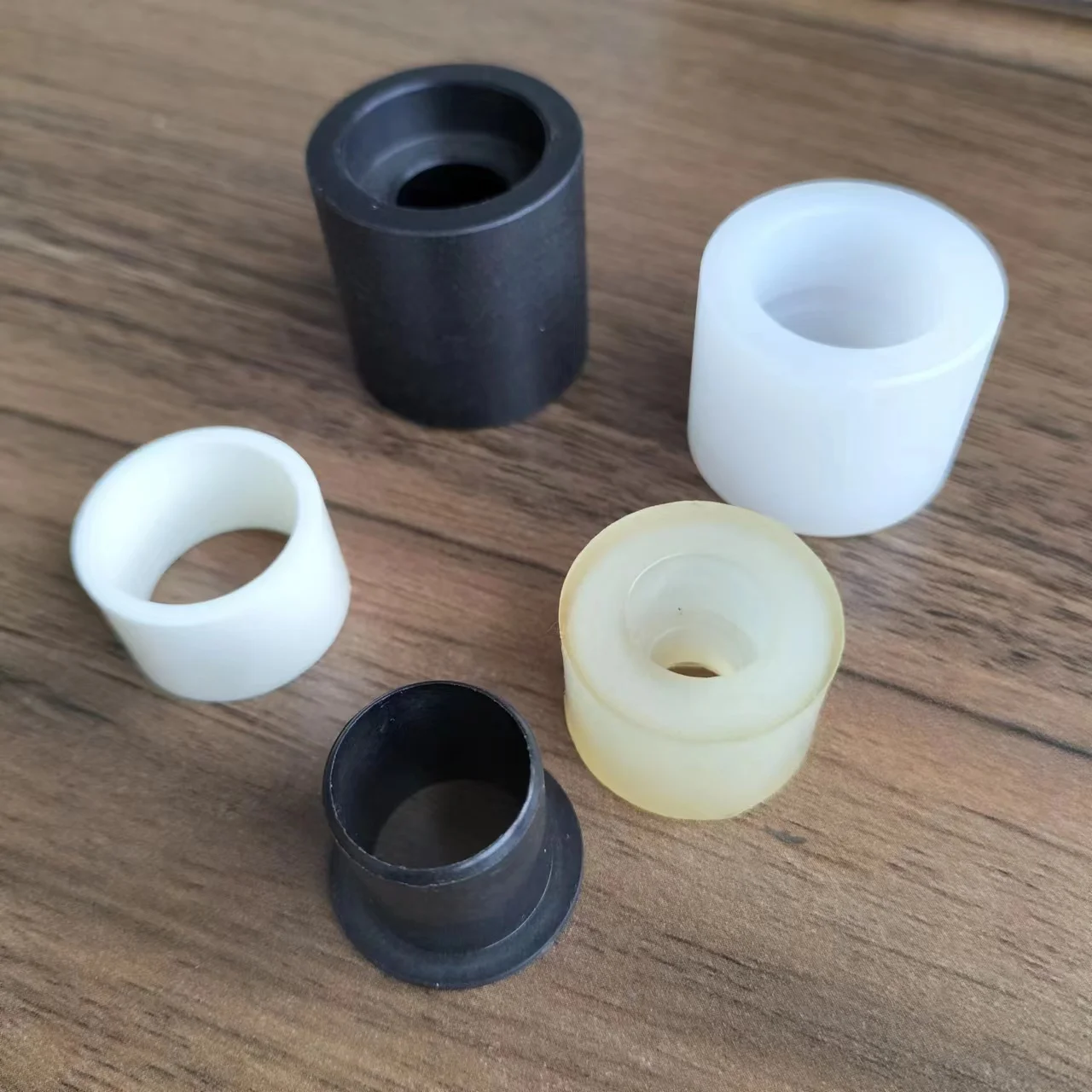 Plastic nylon snap bushing