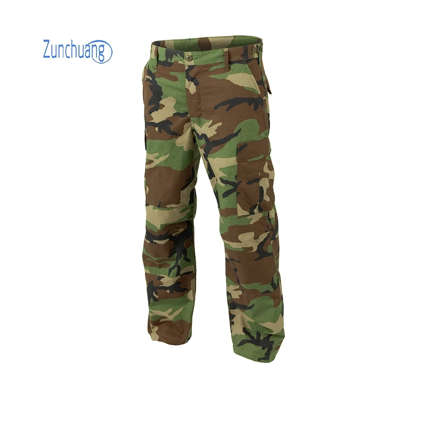 Quick Dry Woodland Camouflage Pants Windproof Waterproof Pants Thick Hunting Camping Outdoor Pant