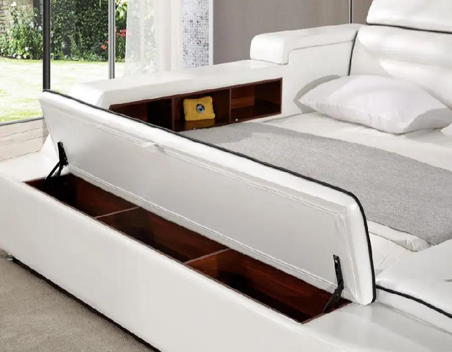 KHEUI Bedroom Tablet Cheapest Smartphone Smart Massage Bed with Mexico Function Modern King Number Led Smart Massage Bed