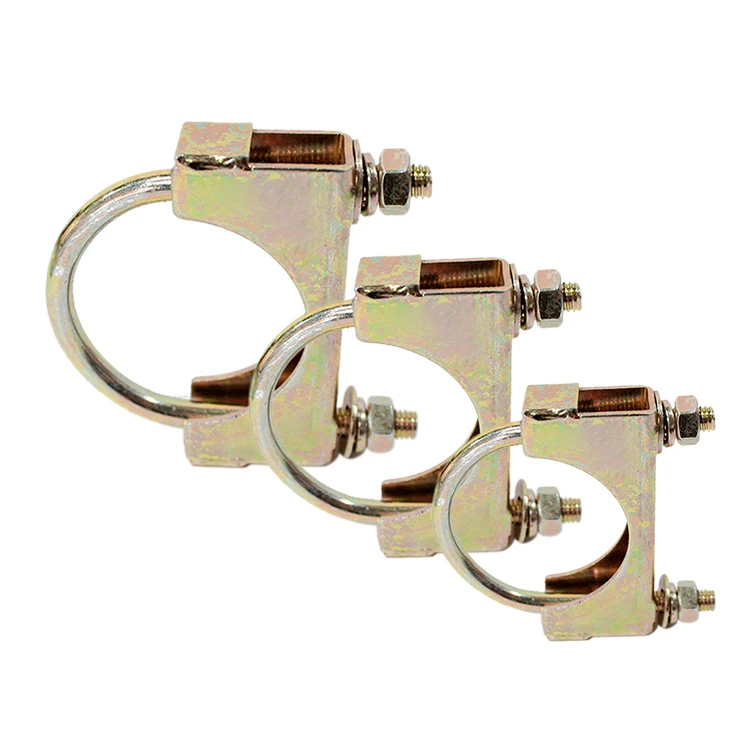 Wholesale Steel color zinc plating u bolt clamp O.D. 25-300mm or Customized stainless u bolt pipe for Great price