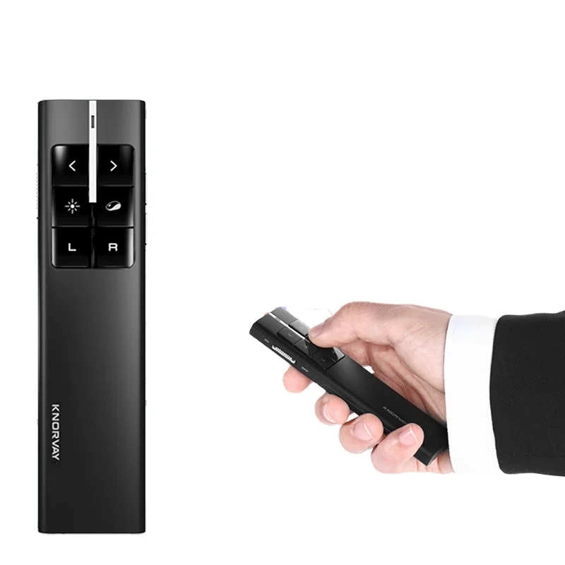 Air Mouse N89 AAA Battery Slide Advancer With Laser Pointer Red Easy Operation Powerpoint Clicker for Office Use