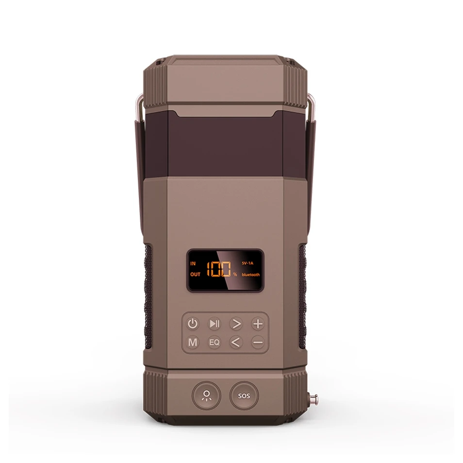 Portable Digital Internet Radio AM / FM Receiver DAB Noaa Wb Emergency Radio Speaker waterproof Barn Lantern