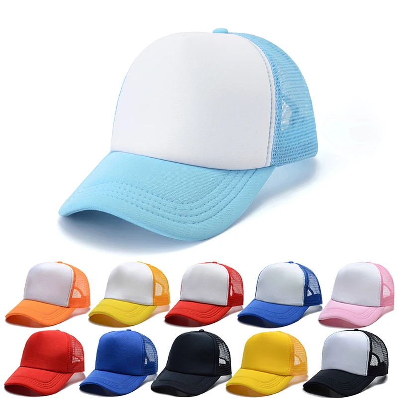 Hot Sale Casquette 5 Panel Blank Foam Trucker Hats Custom Mesh Custom Print Trucker Cap Manufacturer For Adults Children