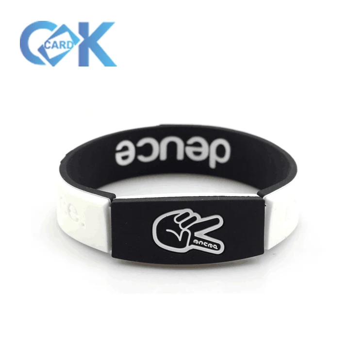 Silicone Wristband with Smart Chip for Access Control/Payment System