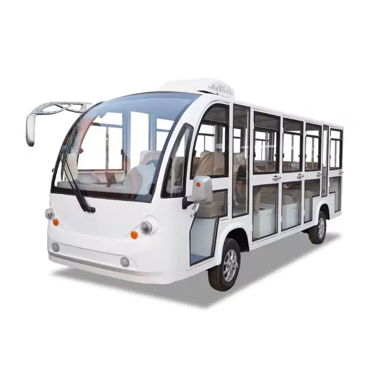 China Hot Selling Brand New Sightseeing Bus Enclosed 11 Seater Electric Mini Sightseeing Bus