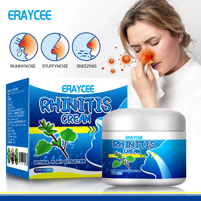 Hot Rhinitis Sinusitis cream No Side Effects Nasal Ointment Allergy Rhinitis Liquid Help Breathe Nasal Runny Nose Congestion