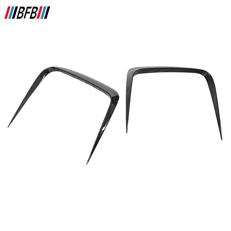 BFB Real Dry Carbon Fiber Exterior Trim Front Bumper Vents Cover Carbon Fiber For Car For BMW 6 Series GT G32 2021+