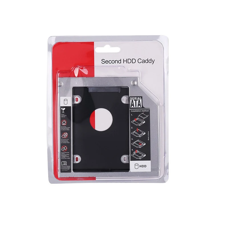 12 7 мм 9 5 SATA 3 0 интерфейс жесткого диска кронштейн ssd-адаптер Optibay HDD Caddy DVD CD-ROM адаптер Корпус чехол для