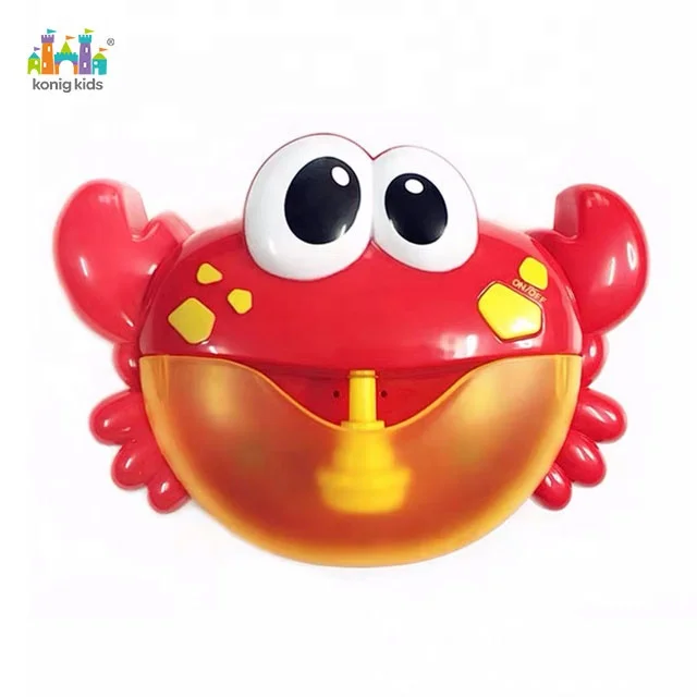 Konig детские забавные игрушки летние Пластиковые Пузыри Краб Животное Играть в воду игрушка для ванны ребенка