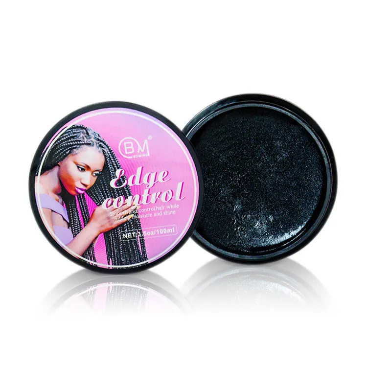 Factory price hair braiding edge control cream strongest hold 4c hair edge control gel no flake