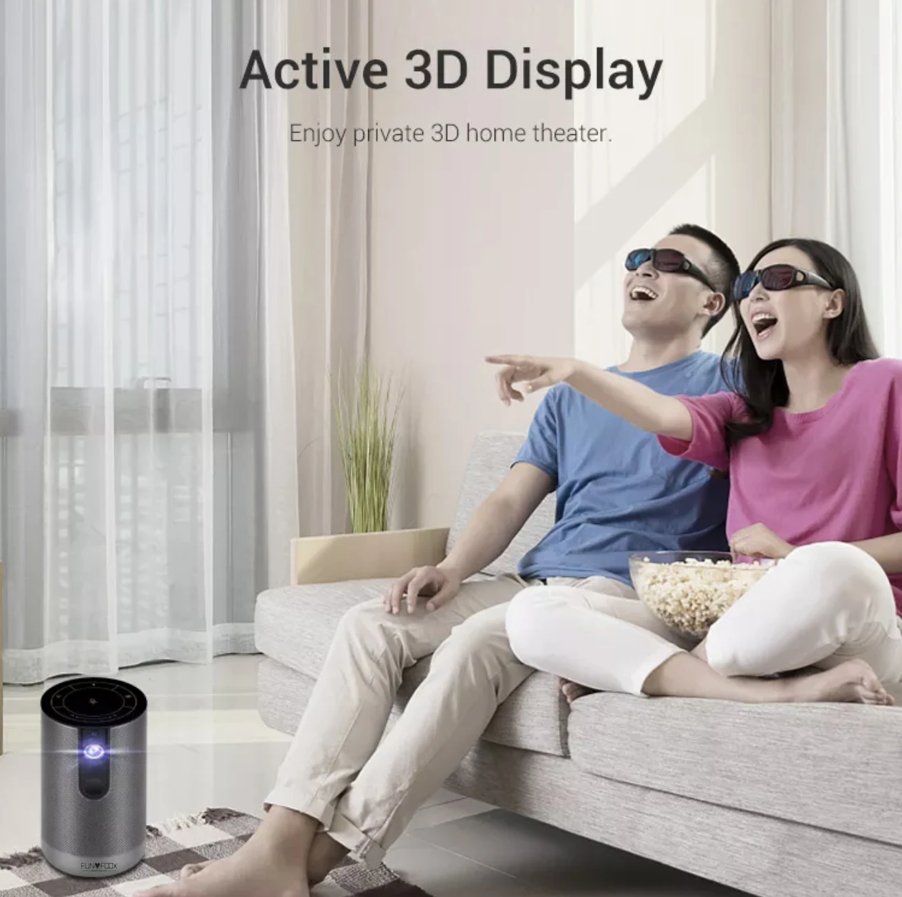 Mini Wifi Wireless 300 Ansi Lumen Home Theater Portable outdoor projectors