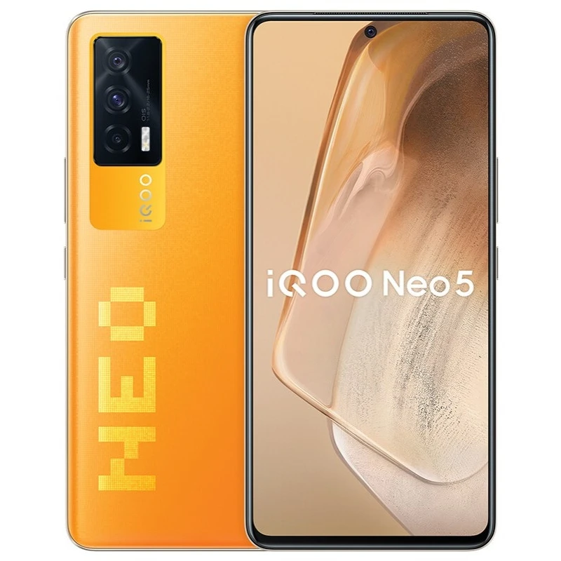 
Original Vivo IQOO Neo 5 5G Cell Phone 120Hz 8/12GB RAM 128/256GB ROM Snapdragon 870 66W AMOLED 48MP Camera Android 11 4400mAh 