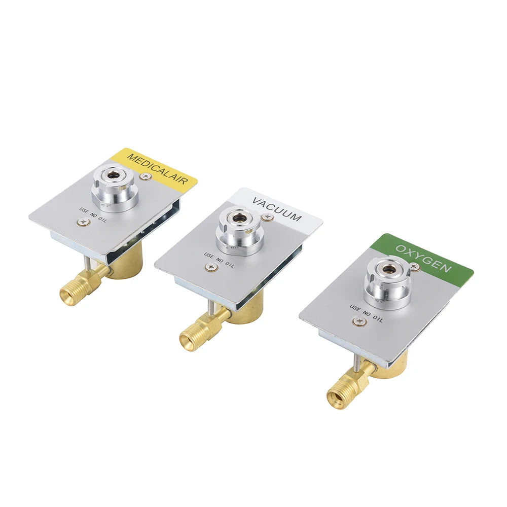 Non-flammable ICU BHU socket plug oxygen gas outlet central station delivery system