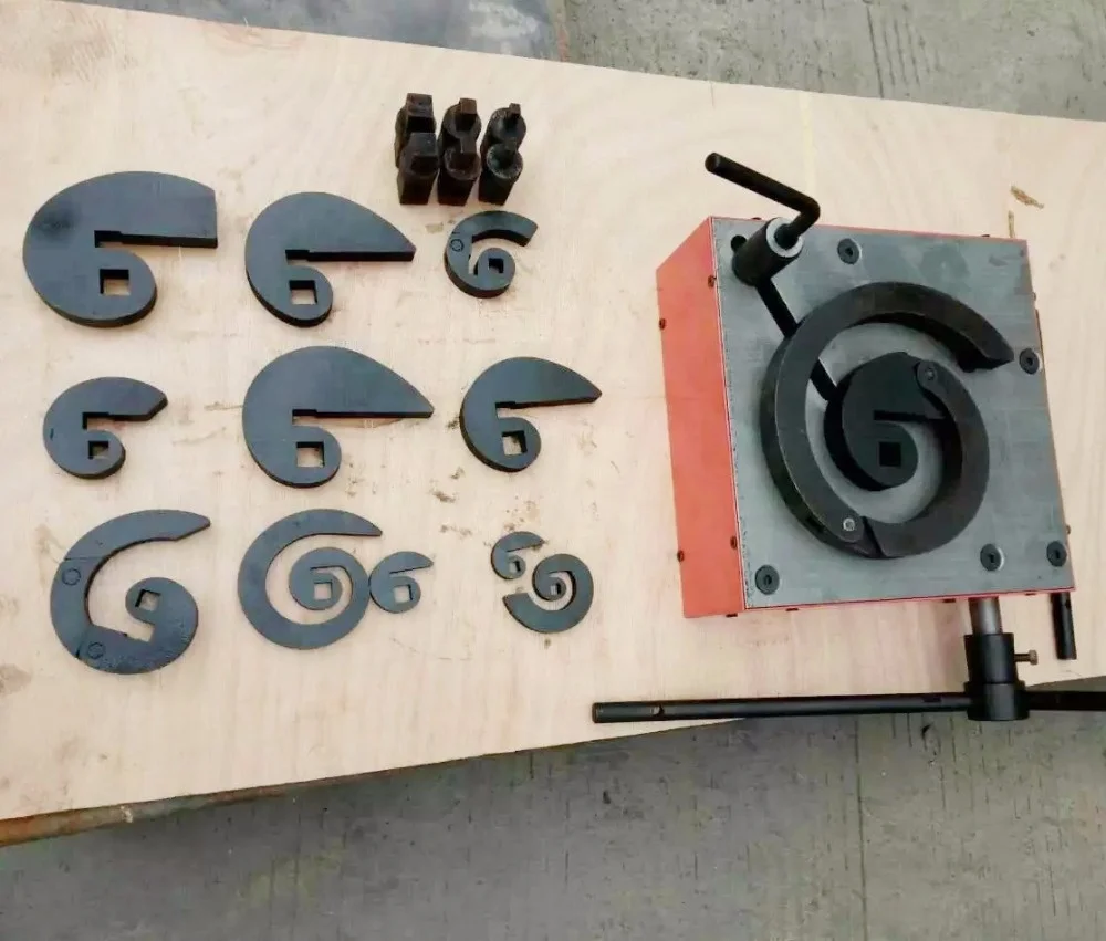 DH-SW.A Manual Metal Craft Bending Machine Wrought Iron Scroll Bender Hand Tools