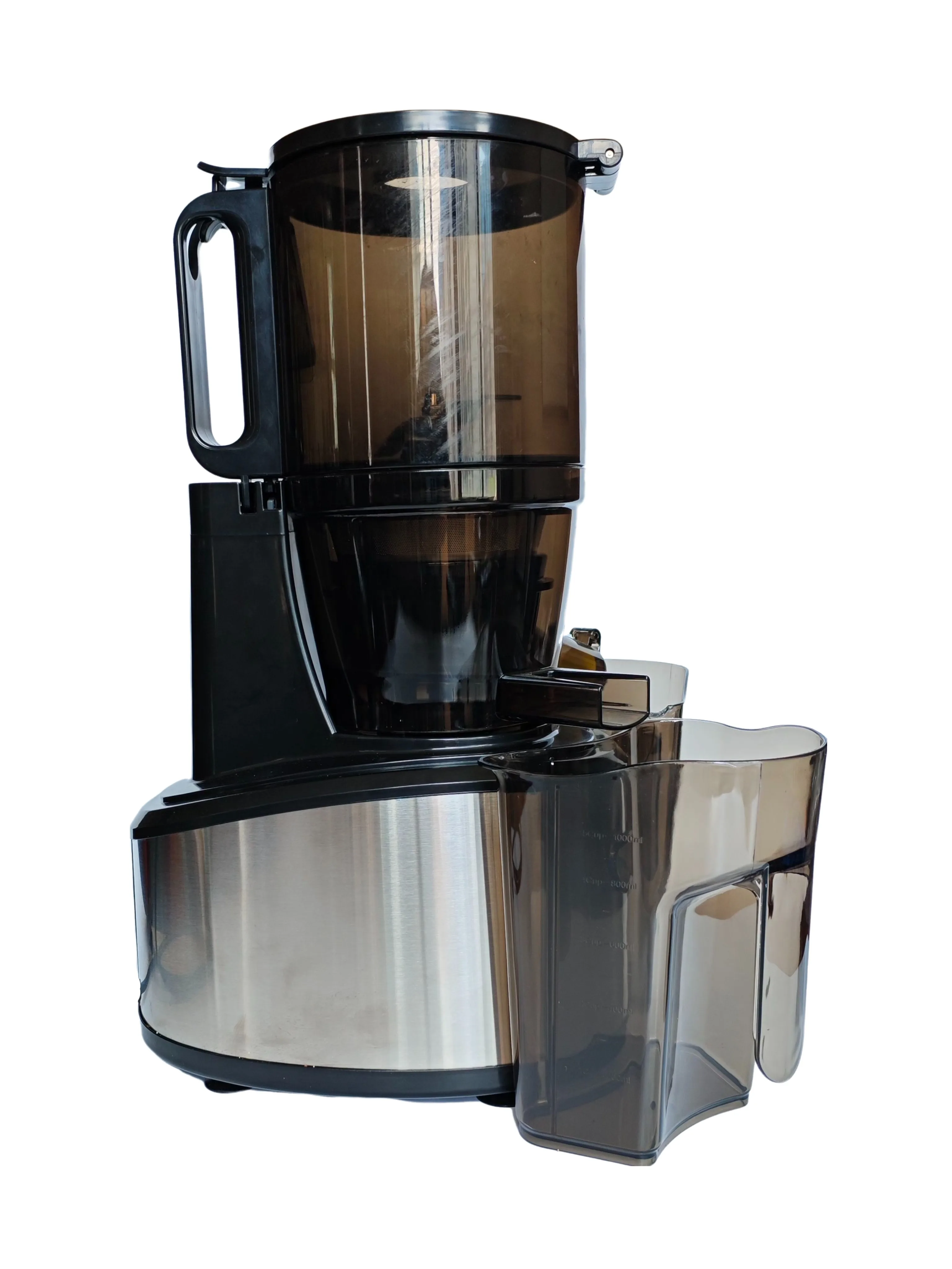 2024 New Design Stainless Housing Slow Juicer Big Mouth Juicers Kitchen Electric Juice Extractor Machine