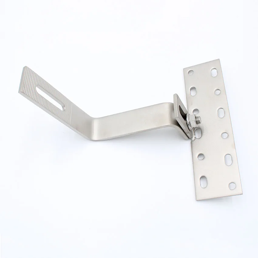 Corrosion resistance aluminum roof hook solar solar mounting system aluminium roof tile adjustable hook solar