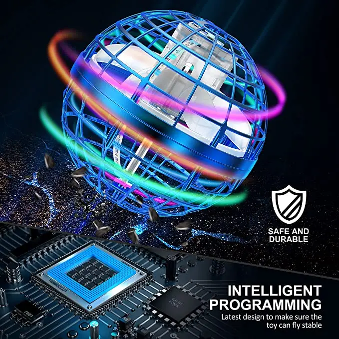 2021 обновленный летающий шар игрушки мини-Дрон ручная Индукционная летающая игрушка со светодиодной подсветкой вращающийся