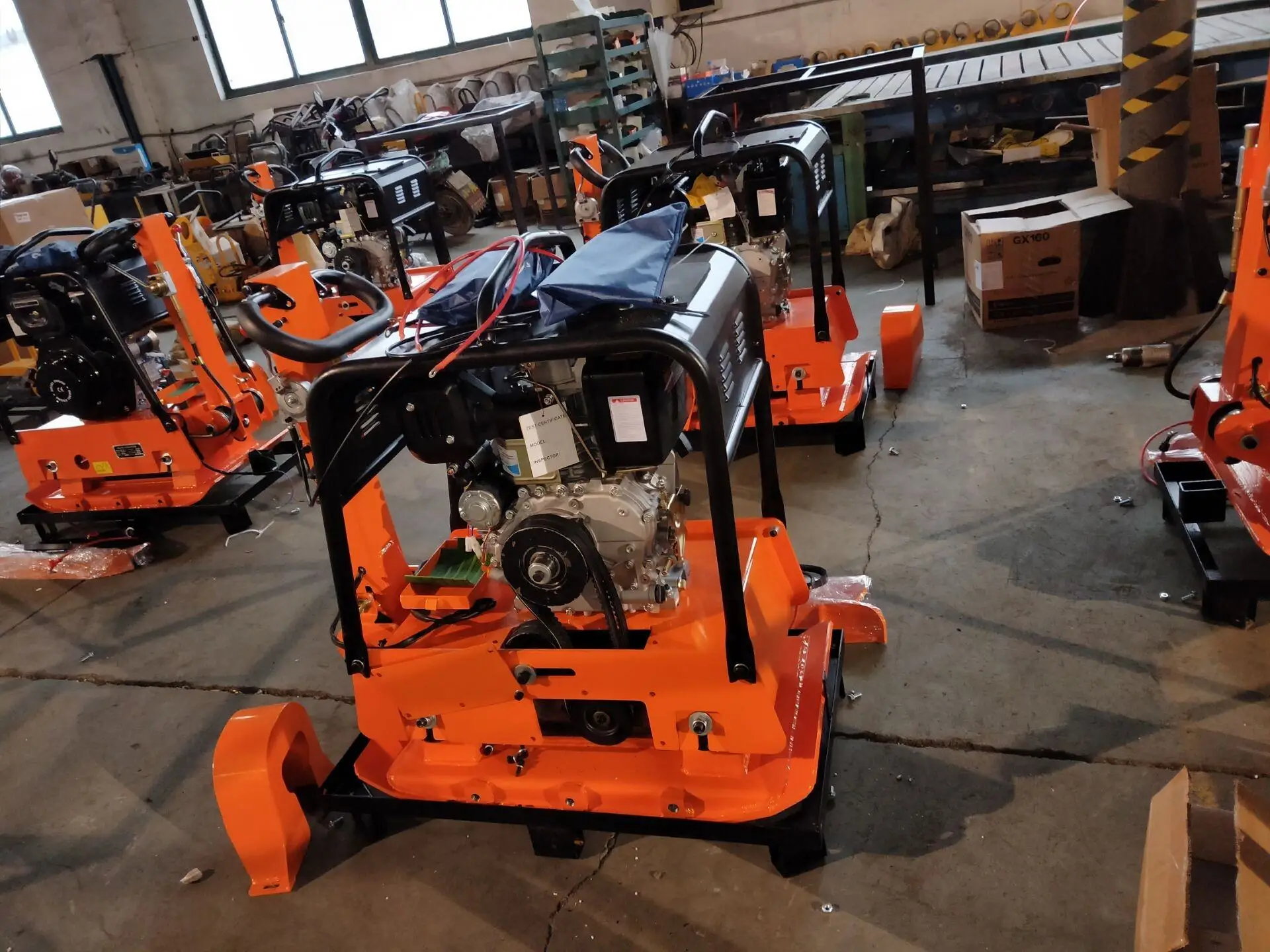 Road construction build machinery scrap metal compactor hydraulic plate compactor roller compactor