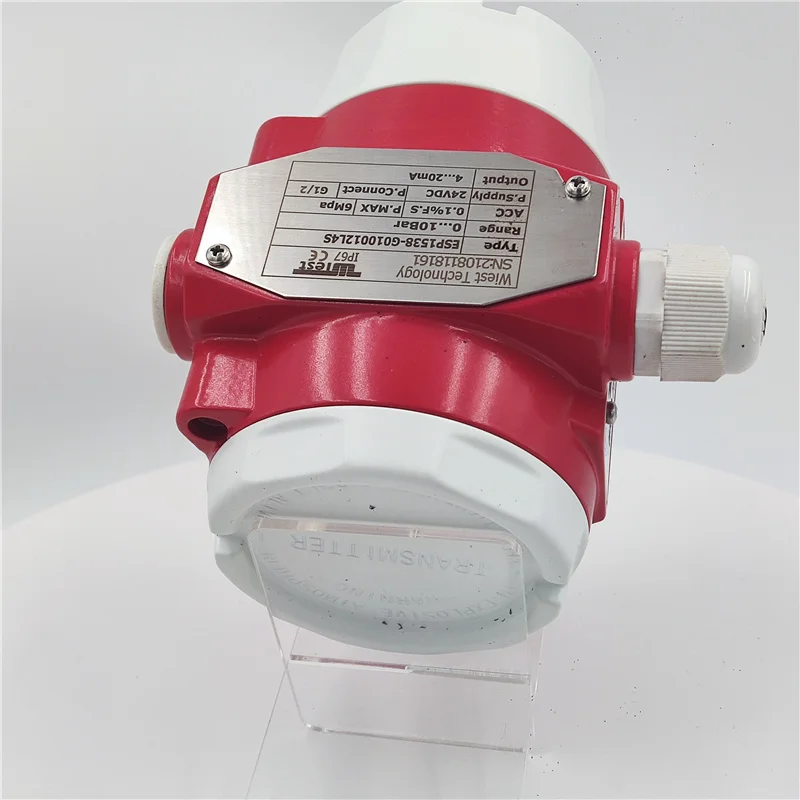 High precision 3051TG pressure transmitter with HART industrial pressure gauge and water digital rotameter