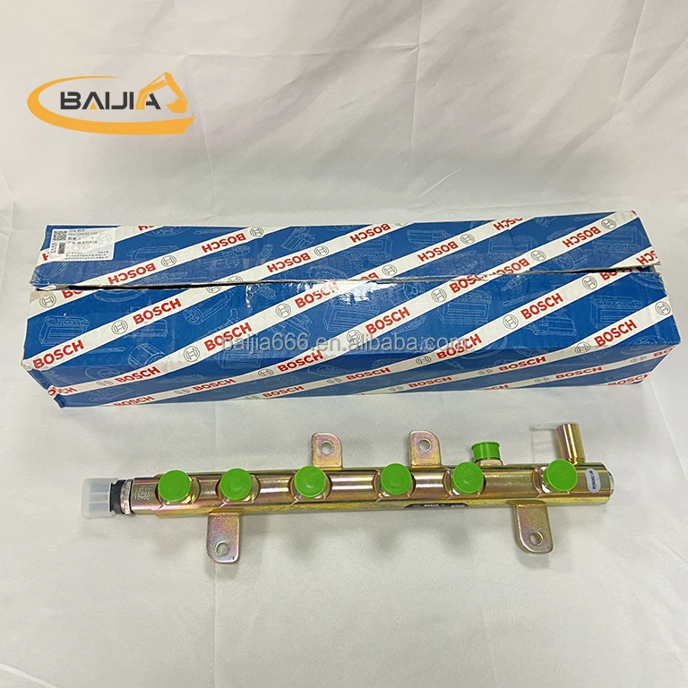 Genuine New PC200-8 Common Rail Assy 3977530 0445226042, 6D107 Fuel Manifold Assy 6754-71-1210 6754-71-1211