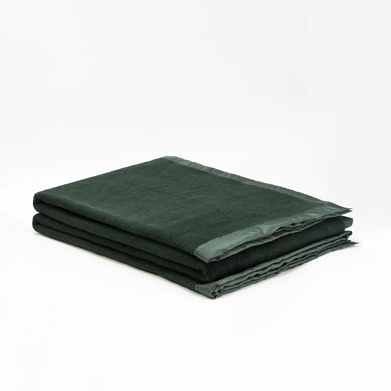 HengTai New Innovation 660gsm 50%Wool50%POLYESTER Blanket Heavy 150*200cm Wool Blankets Woven Throw Blanket For Winter