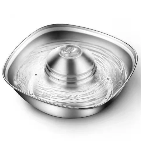 New Design Automatic Flowing Stainless Steel Pet Dog Bowls Pet Fountain Cat Water Dispenser