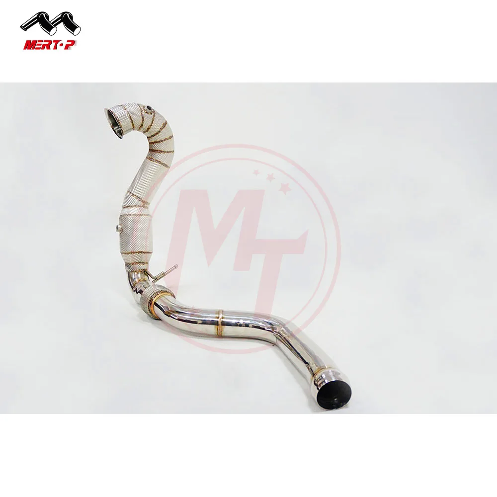  Выхлопная труба Mertop racing SS304 AMG A45 CLA45 GLA45 M133 2014 +