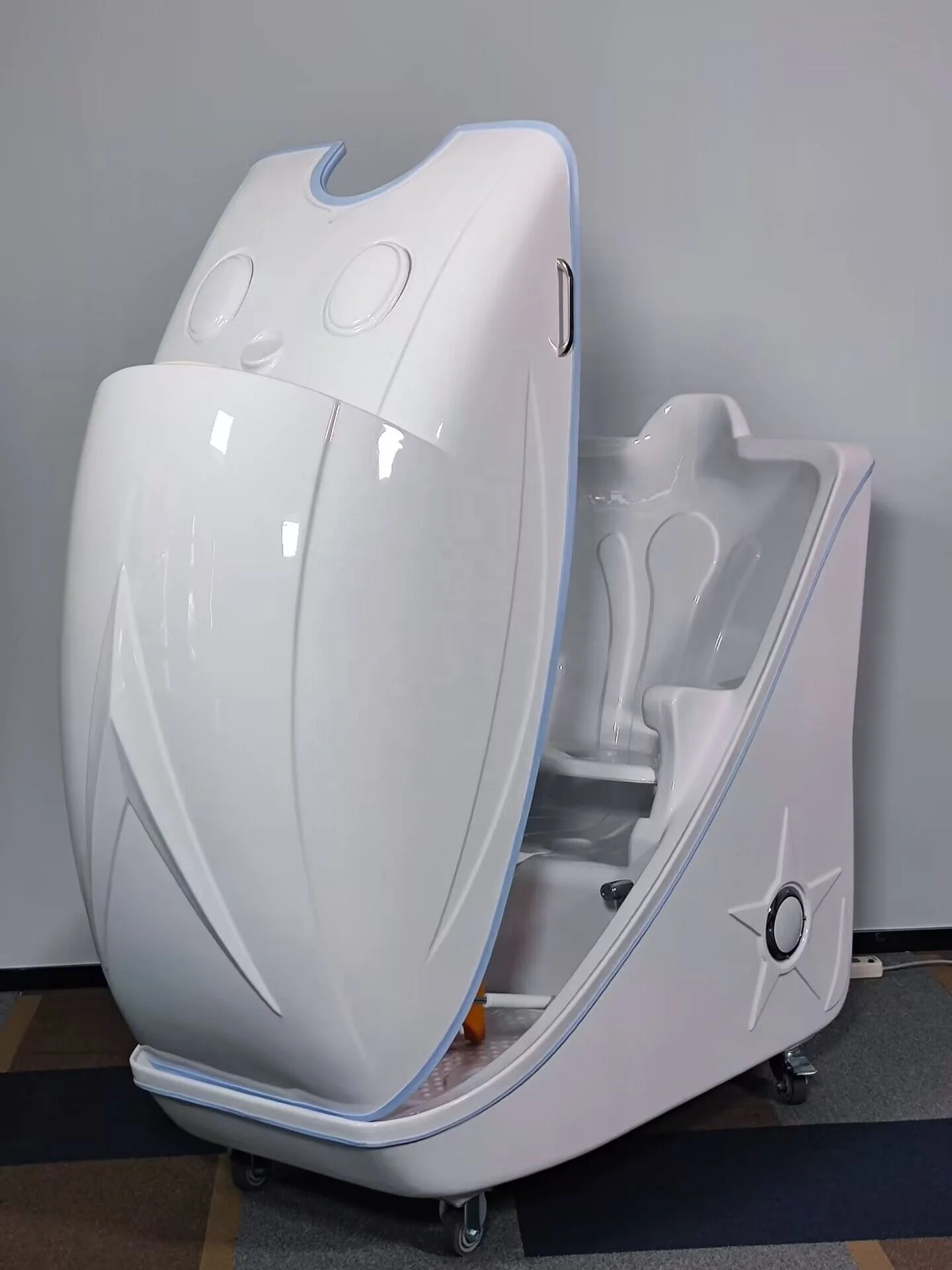 Beauty Salon and Skincare Sitting Infrared Steam Ozone Sauna Capsule Spa Beauty Device for Body Relaxation