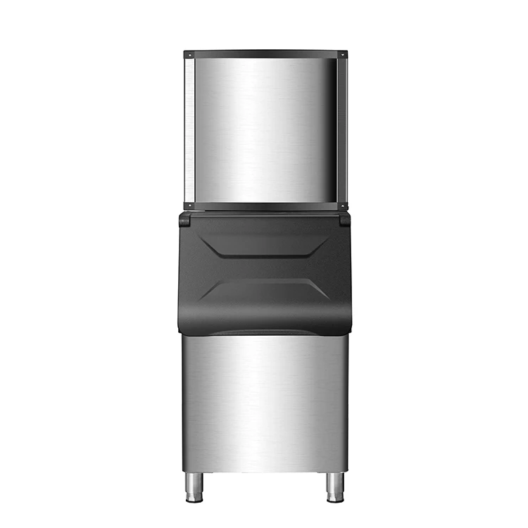 Full automatic commercial milk tea shop large ice cube maker bar KTV large capacity ice cube maker