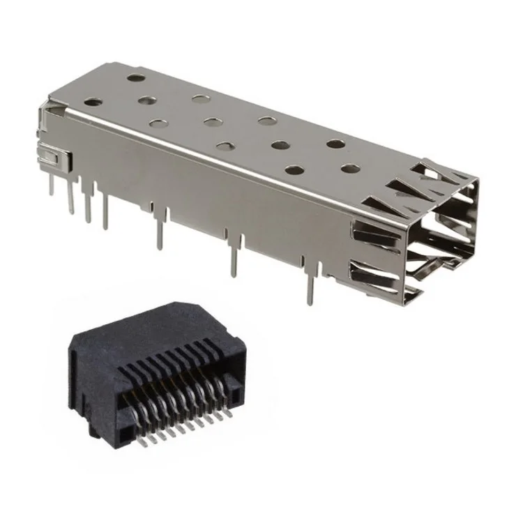 0747370010 без света трубы волокно разъем SFP Клетка Разъем