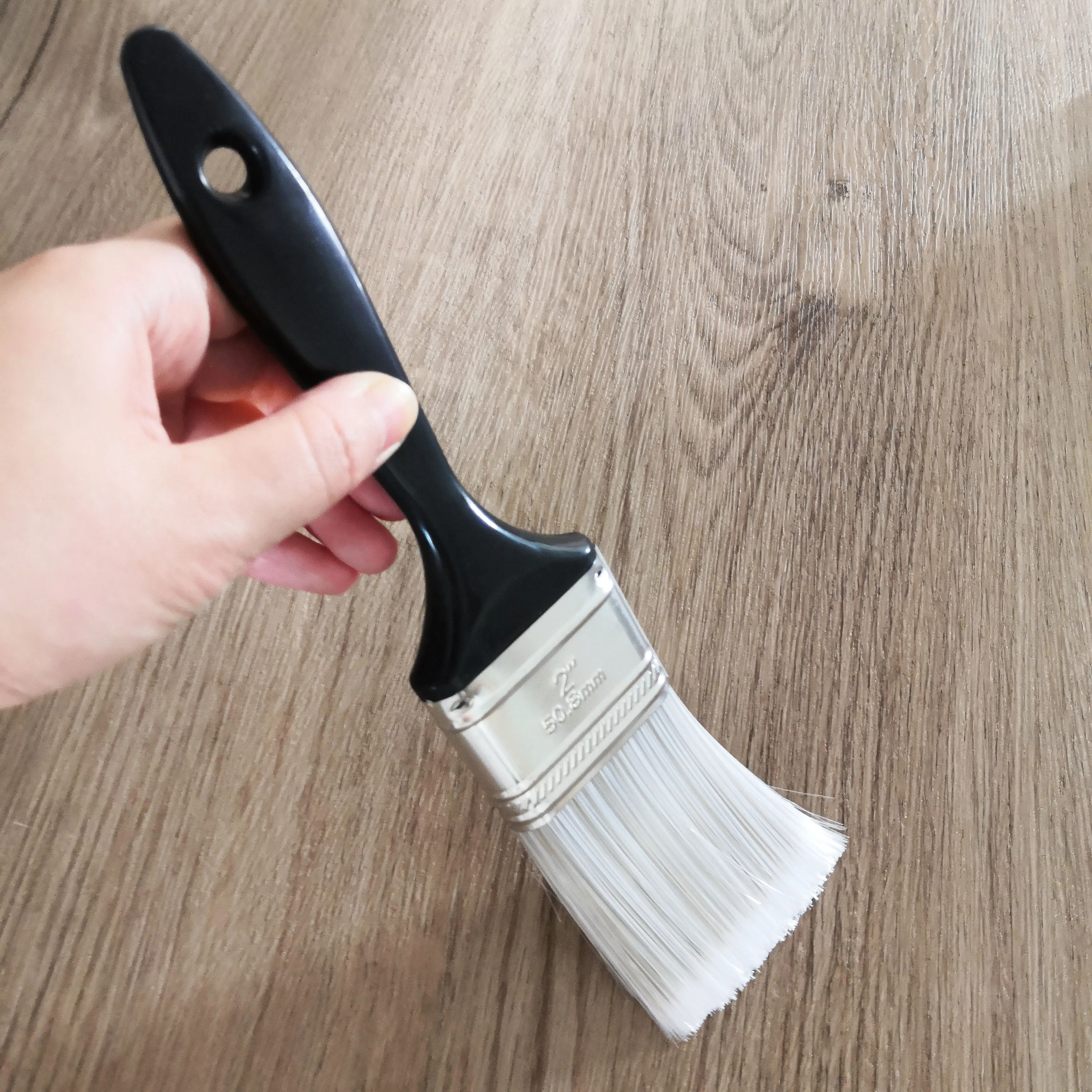 2inch super value PET filament plastic handle flat sash painting brush