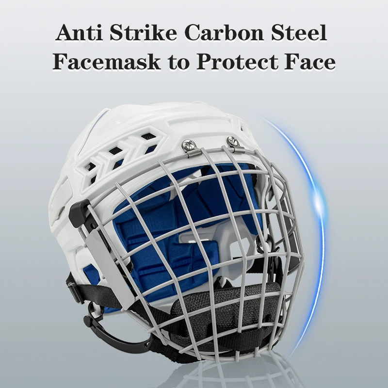 Wholesale custom Ice Hockey Helmet for Adult Children OEM ODM hockey sport helmet protection cascos de hockey casque de