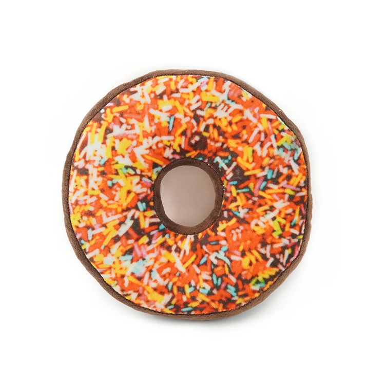 Soft fur plush food bread donut cover home decor plush cushion pillows