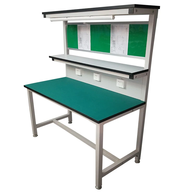 Assembly Line Anti-static Workbench/double-sided Esd Repair Work Bench