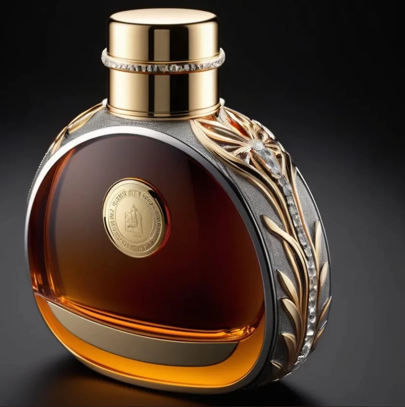 Роскошный спирт Водка Виски виски бренди Ром Вино стеклянная бутылка 500 мл 700 1000 с крышкой