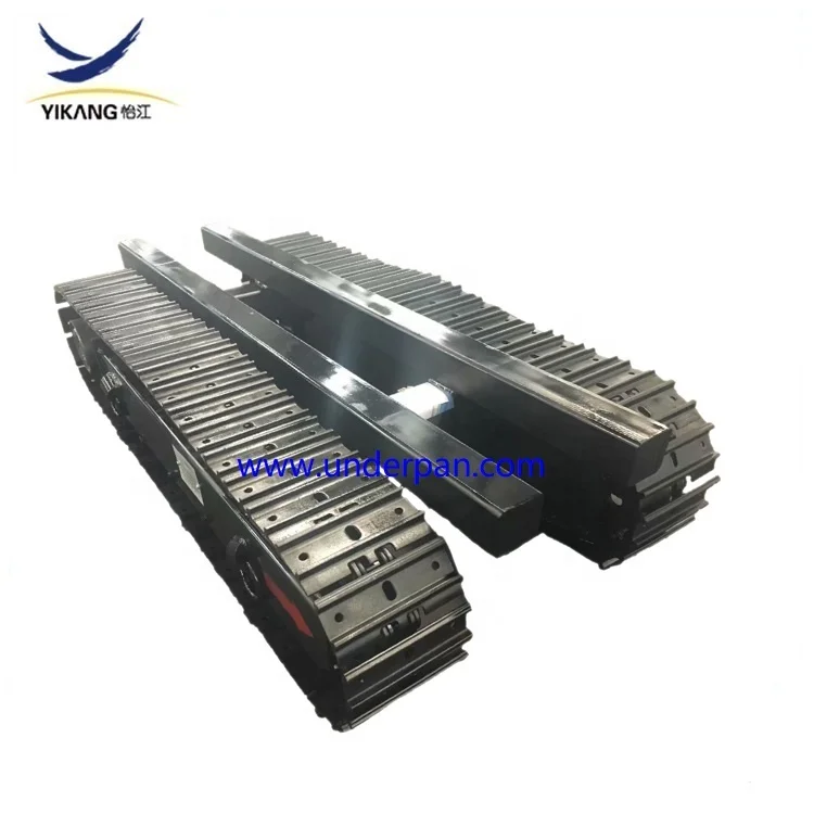 China manufacture 700kg steel track undercarriage with expansion link for mini hydraulic excavator drilling rig crawler chassis