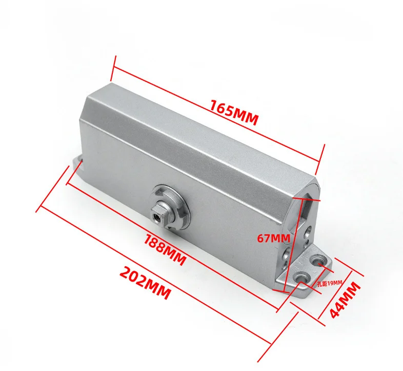 Residential Commercial Fitting Template Adjustable Automatic 3 Spring Hydraulic Door Closer hinge Closure