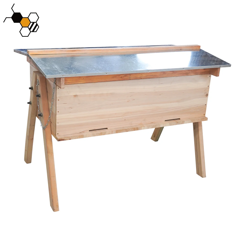 Hive For Bees 28 Frames Long Bee Hive Kenya Set Beehive Box Horizontal Bee Box Wooden Langstroth Top Bar Beehives