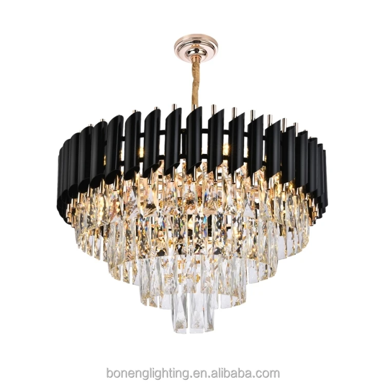 Wholesale and cheap modern classic round lamps  Decorative K9 crystal Chandelier for indoor
