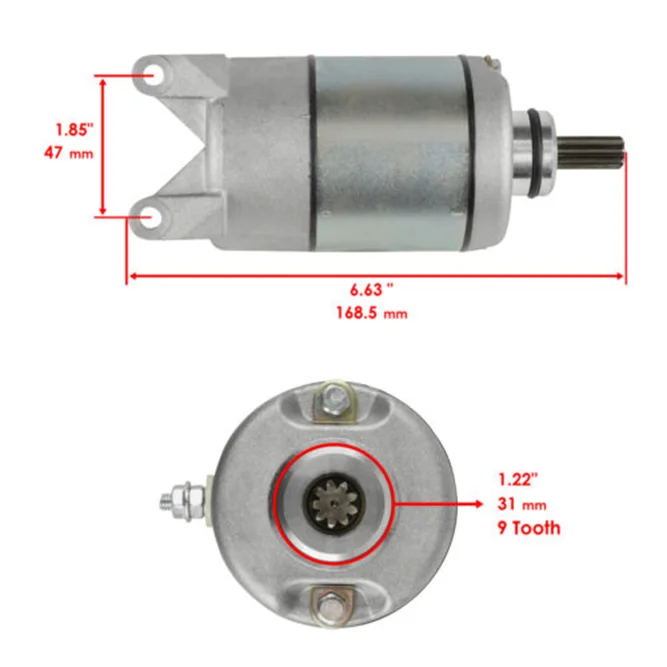 Motorcycle Parts Starter Motor For YAMAHA TTR250 TTR 250 4GY-81800-02-00 Motorcycle Parts & Accessories