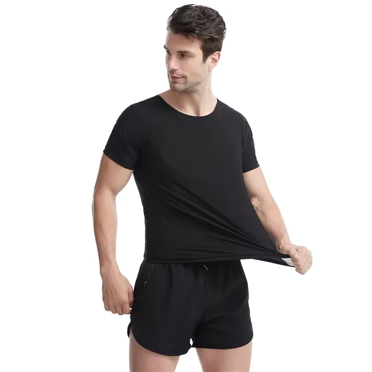 Ship Within 3 Days Workout Men Body Shaper Sweat Sauna Suits Heat Men Sauna Sweat Shirts