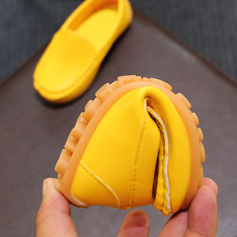Wholesale Children Shoes PU Leather Casual Styles Boys Girls Shoes Soft Comfortable Loafers Kids Shoes