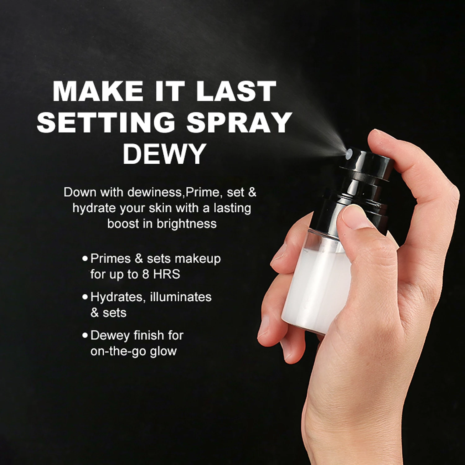 Private Label Oil Control Sweat Proof Fixer Setting Spray Cosmetics Vegan Face Long Lasting Waterproof Makeup Setting Spray