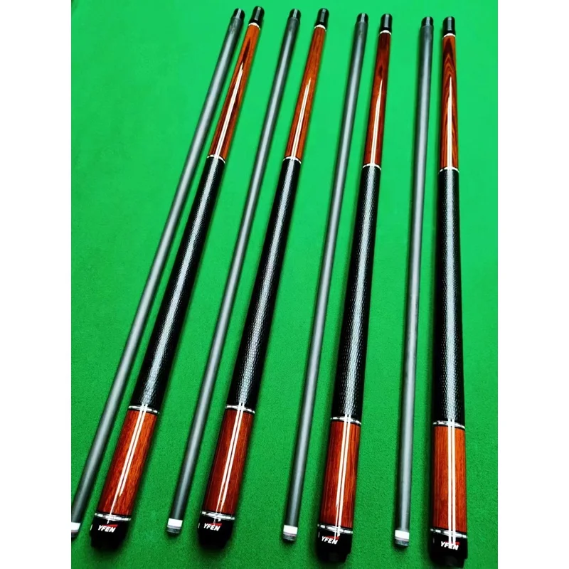 Premium High End Carbon Fiber 12.5mm 1/2 Billiard Pool Cue With Extension