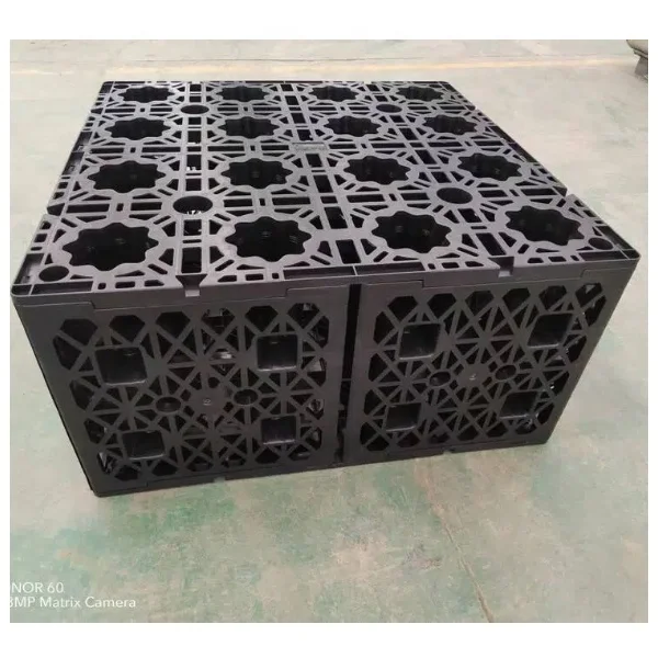 Under car parking and vehicle driveway runoff detention storage modular tank with loading strength 45 ton per square meter
