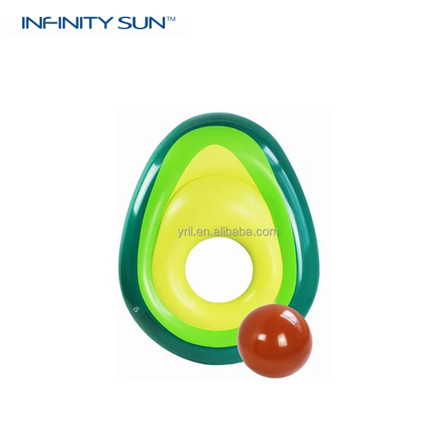 Надувной плавающий бассейн INFINITY SUN с авокадо, водный поплавок, развлекательные праздничные игрушки для взрослых, плавающий бассейн авокадо