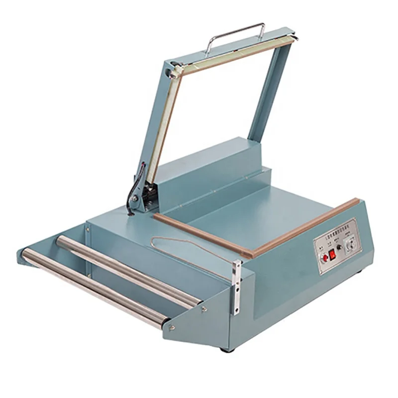 POF Film Cutting Sealing Books Wrapper Mobile Phone Box Heat Wrapping Packaging Machine for Sale