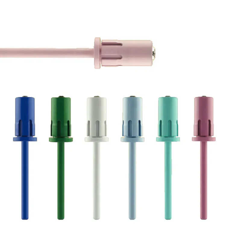 6.6mm Sanding Band Mandrel Colorful high quality stainless steel nail drill bit Barrel shape Madicure bits