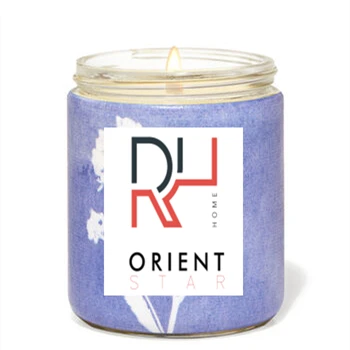 R&H High Quality Christmas Cake Palo Santo Customized Fragrance  Private Label Crafted Scented Candle
