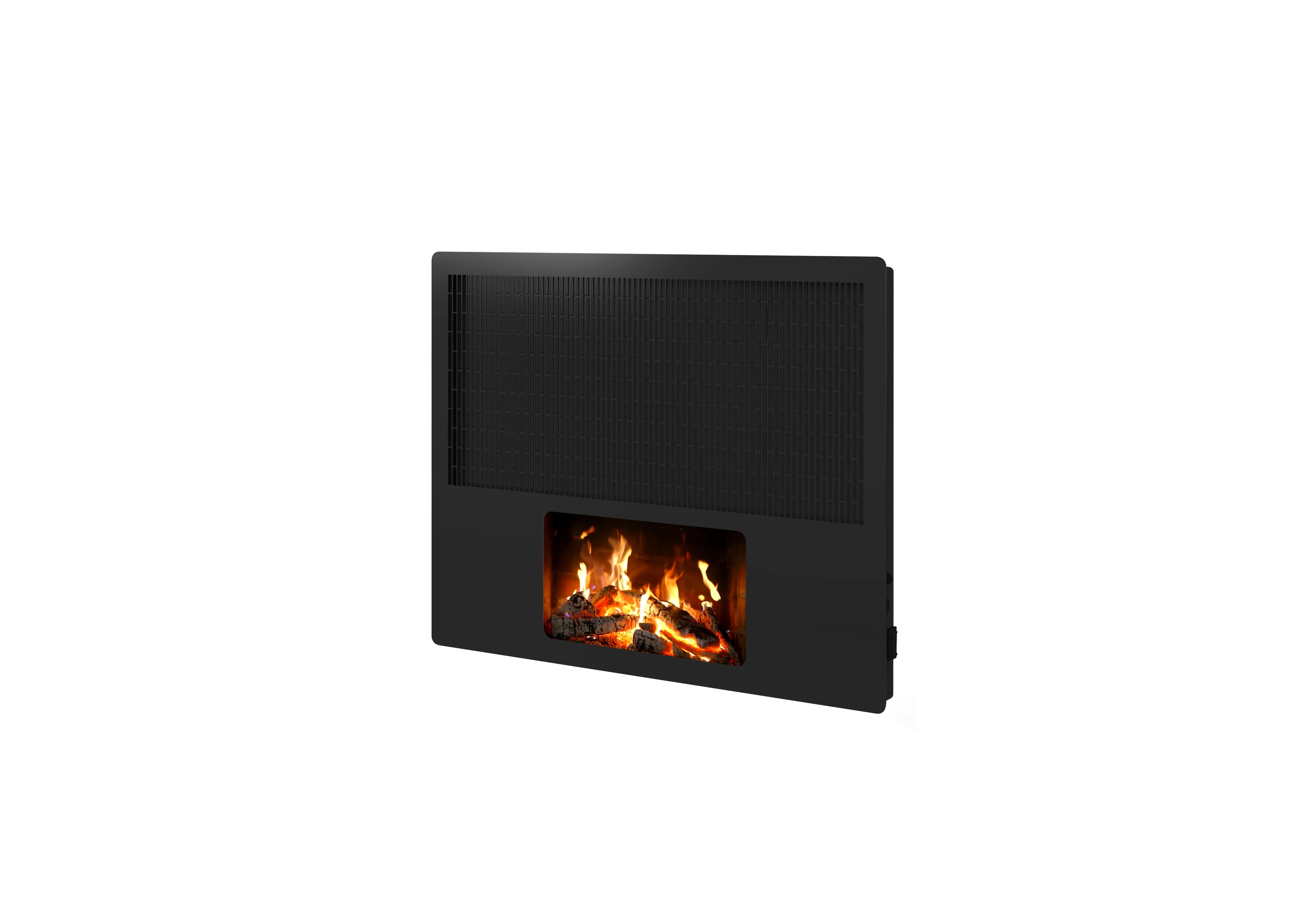 Decorative Modern Design House Heater Fireplace With Bluetooth Speaker Wifi Thermostat